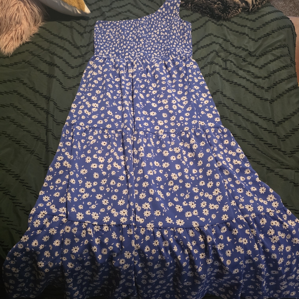 Blue Floral Dress